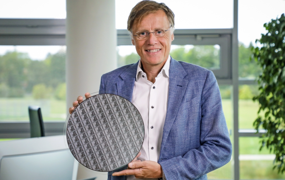 Infineon afslører verdens første 300 mm Power GaN Wafer