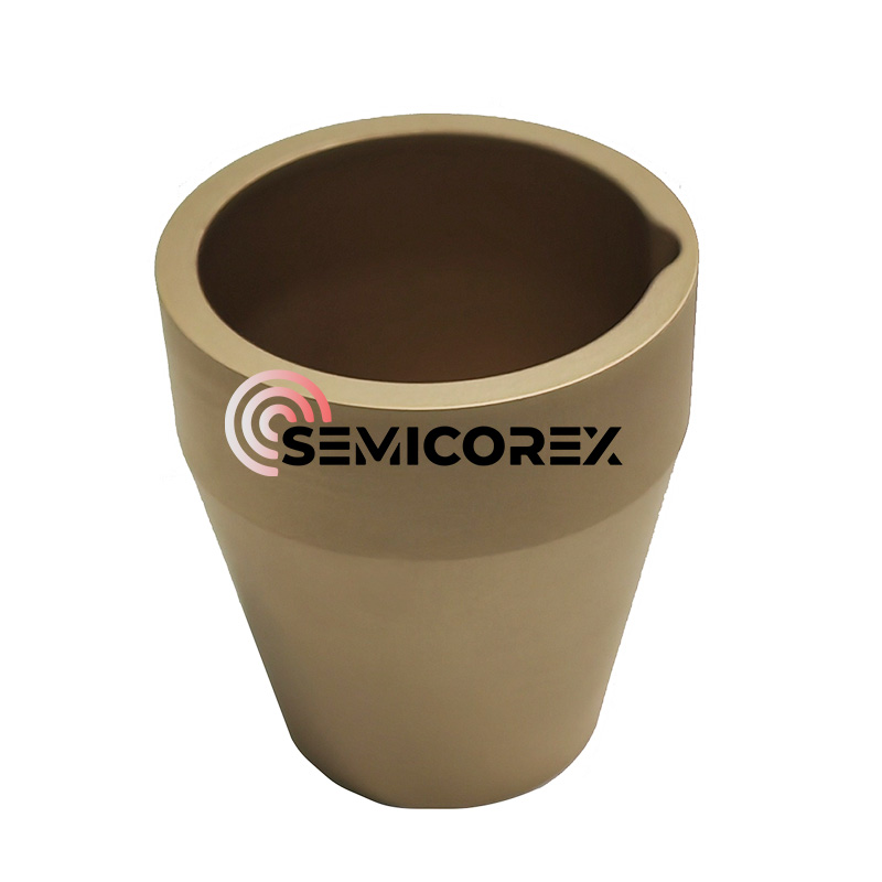 TaC-belagt grafitdigel