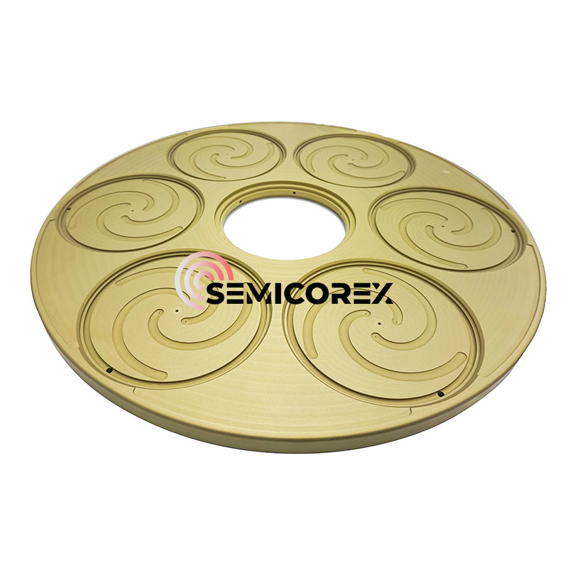 TaC coated planetarisk plade